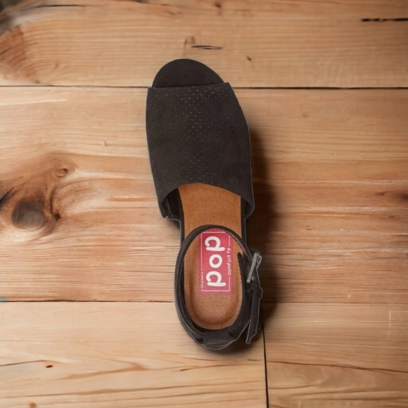 Comfort Fit Platform Wedges - Picture 3 of 4